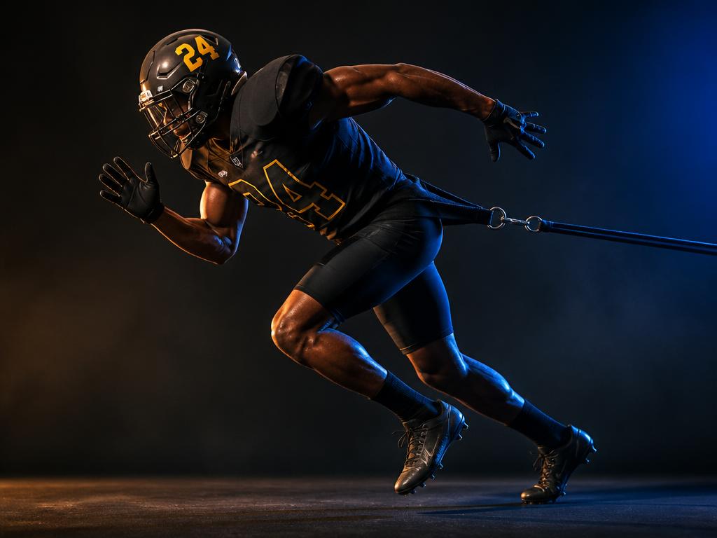 Football training with the FLO harness